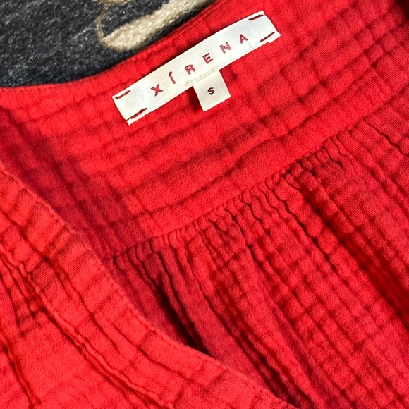 Xirena Kendall Red/Pink Midi Dress Small - Picture 6 of 7